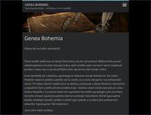 Tablet Screenshot of genea-bohemia.com